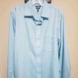 Croft & Barrow dress shirt, No Iron 16.5 Cotton, Business Formal Teal